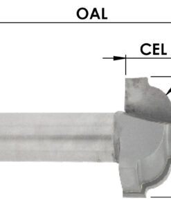 C/T Classical Pattern 1 3/16 Cd X 9/16 Cl X 1/2 Shk X 1/4 Rad