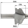 Bead And Cove 3/8" Rad X 1-1/4" Ced