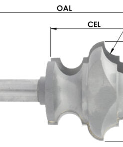 C/T Classical Multi-Form 7/32" Rad X 2 1/4"