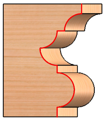 C/T Spec Molding 5/16 Bead Dia X 15/16"
