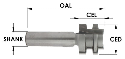 C/T Drawer Lock 1-1/16 Lg Dia X 3/4 Cl X 1/4