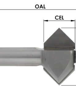 C/T Edge Banding 1Pc ("A") X 1-1/2 Ced X 25/32 Cl X 1/2 Shk X 2-7/8 Oal