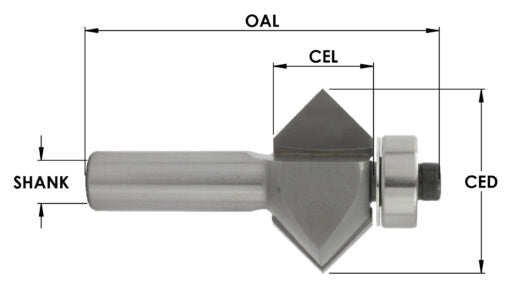 C/T Edge Banding 1Pc ("A") X 1-1/2 Ced X 25/32 Cl X 1/2 Shk X 2-7/8 Oal