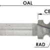 Ogee Double Stile And Rail Bit. 3/8" Doc