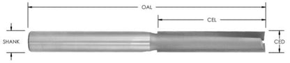 C/T Door Bit X 1/2"Cd X 2 1/4"Cl X 1/2"Sh X 5-1/2"