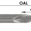 Upcut F/T Spiral, 1/4 Cd X 1 Cl X 1/4"Shk X 3" Oal