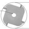Slot Cut Assem.-1/4 K X 1 7/8 Cd X 3 W X 1/4 Shk