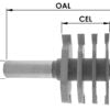 Slot Cutter .125 K X 2 1/2 Od X 3 Wing
