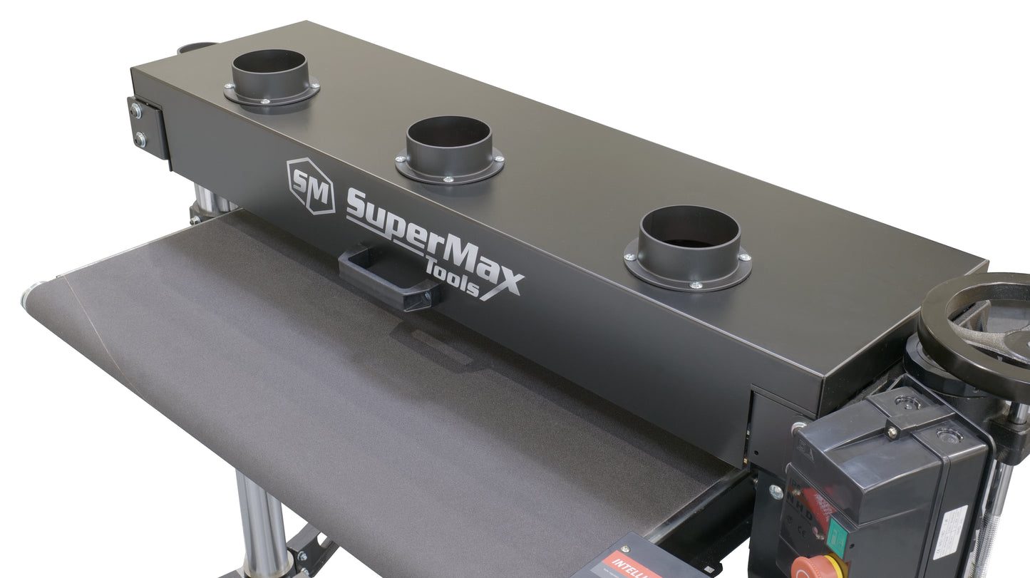 37X2 DOUBLE DRUM SANDER WITH CASTERS