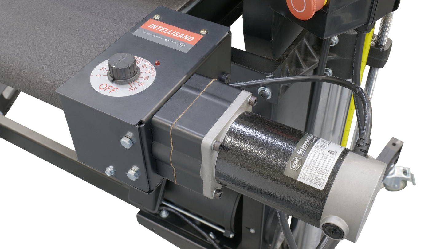 37X2 DOUBLE DRUM SANDER WITH CASTERS