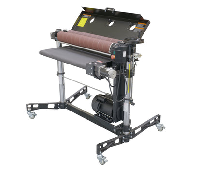 37X2 DOUBLE DRUM SANDER WITH CASTERS