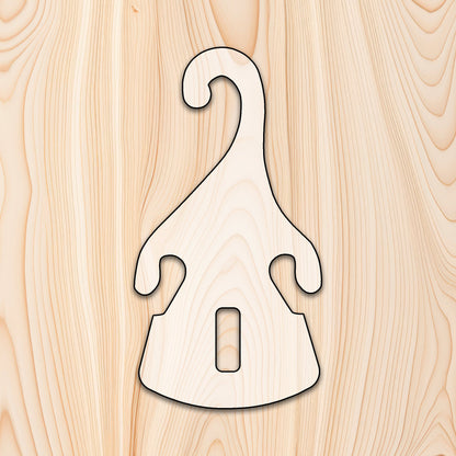 Stackable Flower Pot Hanger Acrylic Router Template (2 hooks)