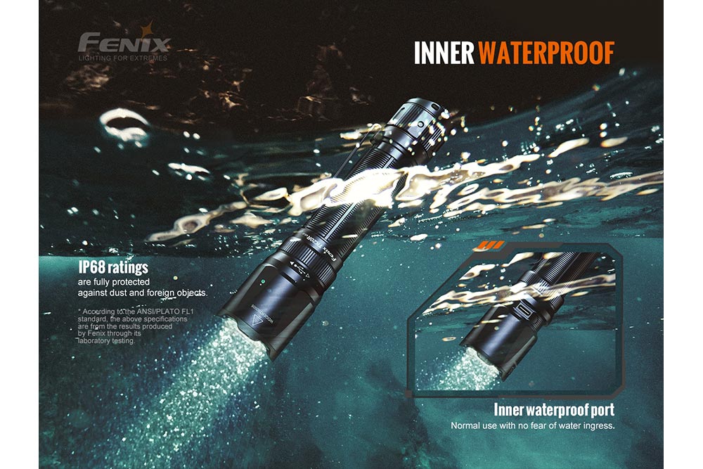 Fenix TK20R V2.0 Rechargeable Flashlight | 3000 lumens - Norfolk Wood Shop