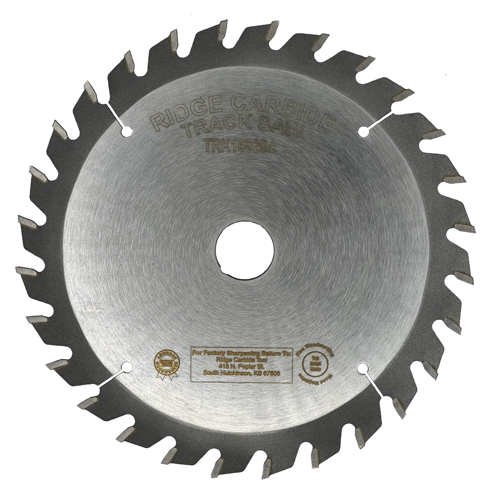 Ridge Carbide 160MM X 28T ATB 20MM +15 1.6/2.2 M5 TRACK SAW RIP BLADE ...