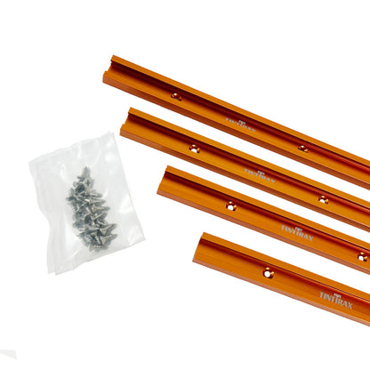 Universal Profile 24" T-Track Kit (SET OF 4) - Choose Your Color