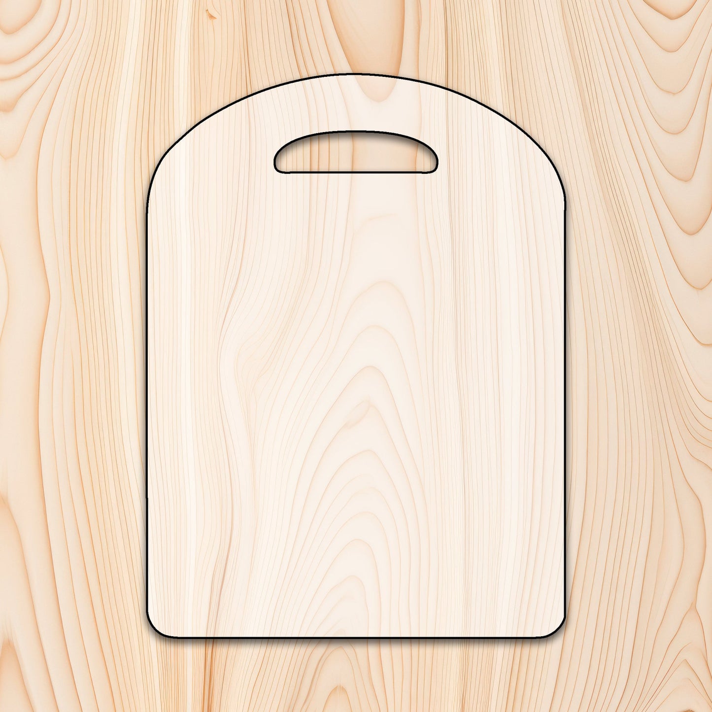 "The Arc" Cutting Board or Charcuterie Board Acrylic Router Template