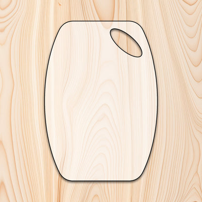 "The Crafted Curve" Cutting Board or Charcuterie Acrylic Board Router Template - Norfolk Wood Shop