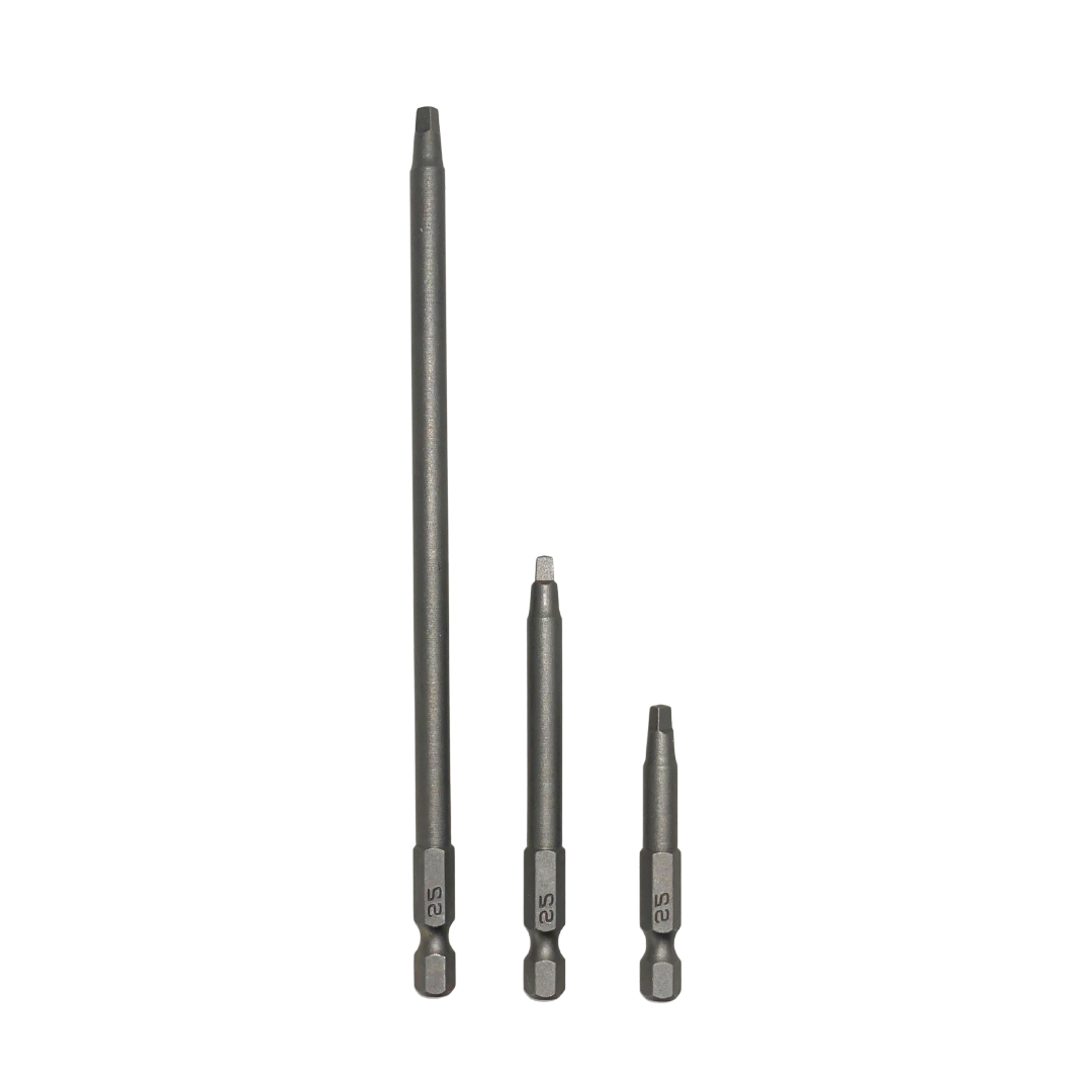 Massca No.2 Square Driver Bit Set | 3 Sizes - Norfolk Wood Shop