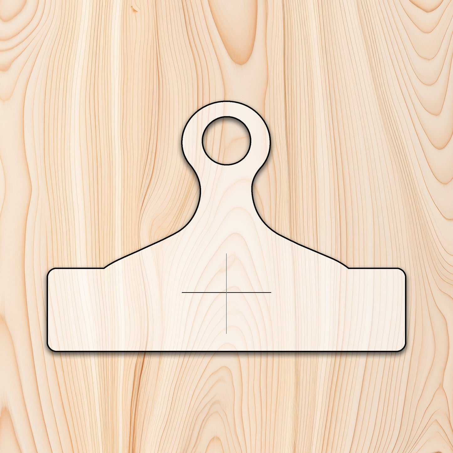 Utility Loop Cutting Board or Charcuterie Board Handle Acrylic Router Template