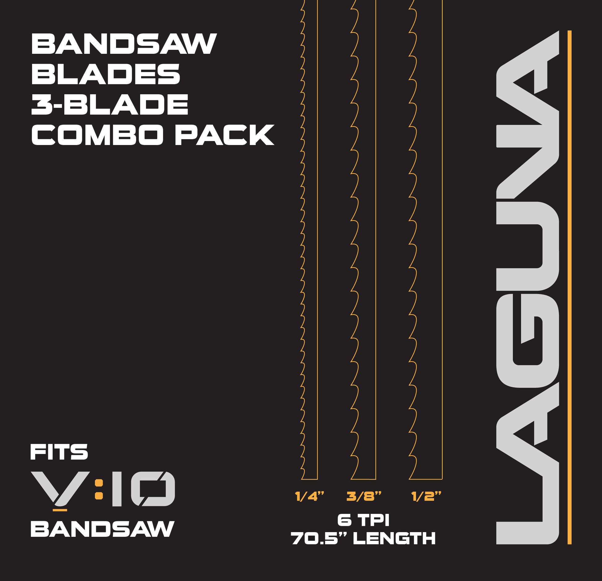 Blade Pack 1/4"/3/8"/1/2" Fits V:10 Bandsaw - Norfolk Wood Shop