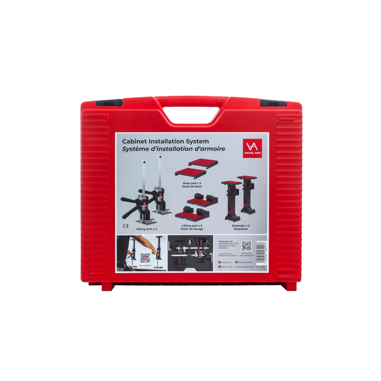 Storage Case for Viking Arm® & Cabinet Installation System. ( Option B )