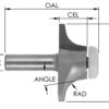 C/T Ss Drainboard 5/8 Cdx1/2 Clx1/8 Rx1/2 Shx 2 Oa