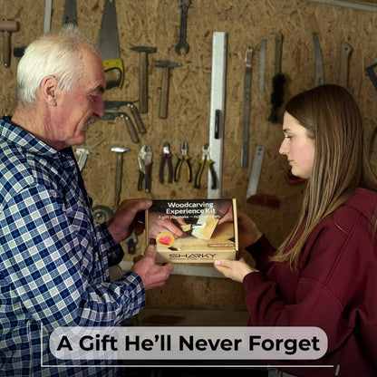 Beginner Heart Wood Carving & Painting Kit — Complete DIY Hobby Set for Adults and Kids