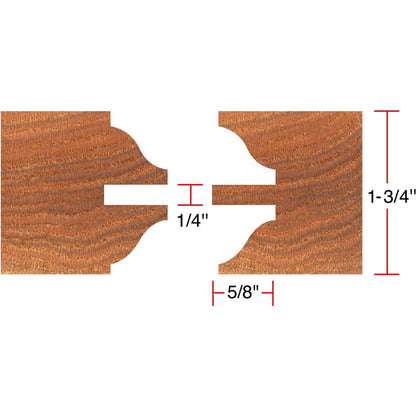 Entry Doors 6 pc. Stile & Rail Set - Roman Ogee, 3/4" Bore