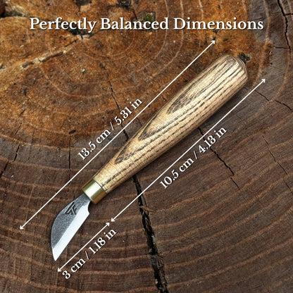 Chip Carving Knife, blade 3 cm (1.2 inches)