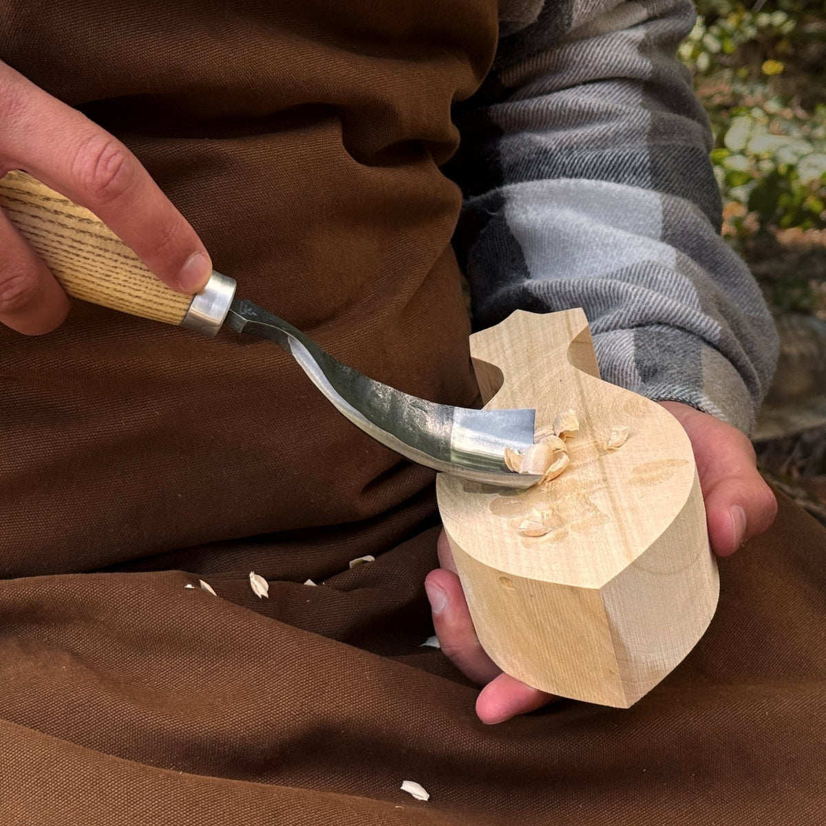Curved Bowl Gouge, 10-45 mm / 0.4-1.8 in