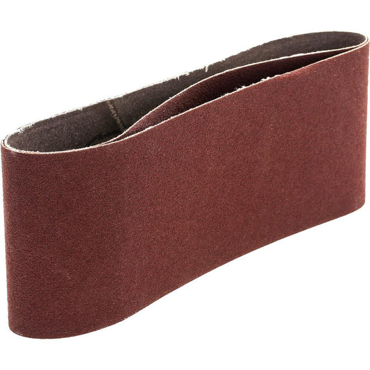 4" x 24" A/O Sanding Belt 80 Grit, 2 Pk.