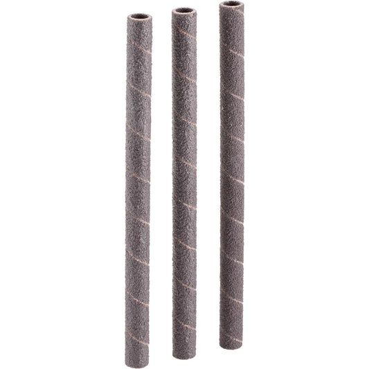 1/4" Dia. x 5" A/O Hard Sanding Sleeve, 80 Grit, 3 pk.