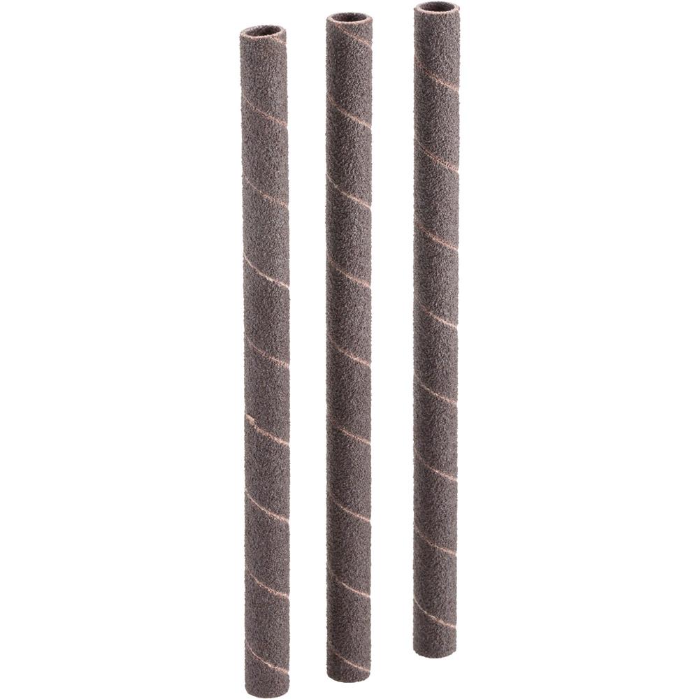 1/4" Dia. x 5" A/O Hard Sanding Sleeve, 100 Grit, 3 pk.