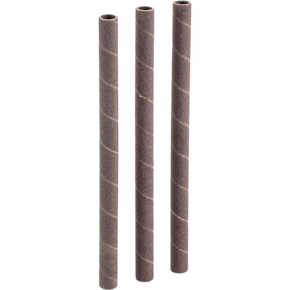 1/4" Dia. x 5" A/O Hard Sanding Sleeve, 120 Grit, 3 pk.