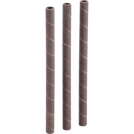 1/4" Dia. x 5" A/O Hard Sanding Sleeve, 120 Grit, 3 pk.