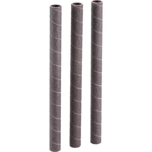 3/8" Dia. x 6" A/O Hard Sanding Sleeve, 80 Grit, 3 pk.