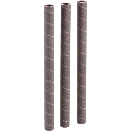 3/8" Dia. x 6" A/O Hard Sanding Sleeve, 120 Grit, 3 pk.