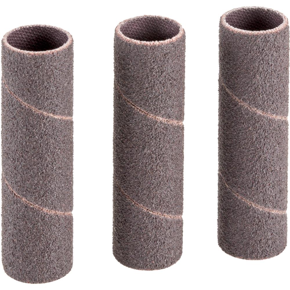 1/2" Dia. x 2" A/O Hard Sanding Sleeve, 100 Grit, 3 pk.