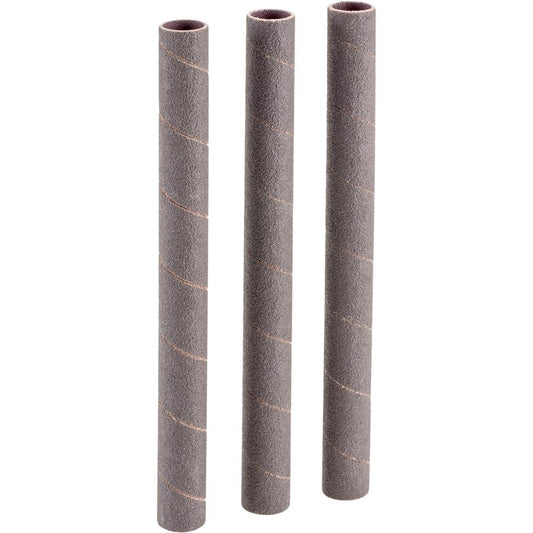 1/2" Dia. x 6" A/O Hard Sanding Sleeve, 100 Grit, 3 pk.