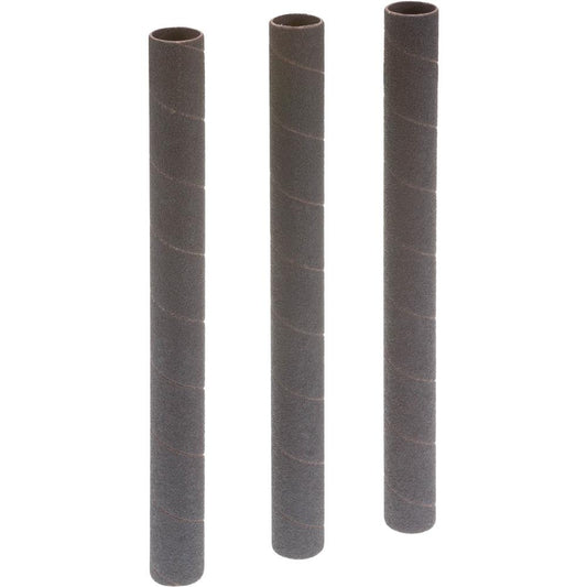 3/4" Dia. x 9" A/O Hard Sanding Sleeve, 80 Grit, 3 pk.