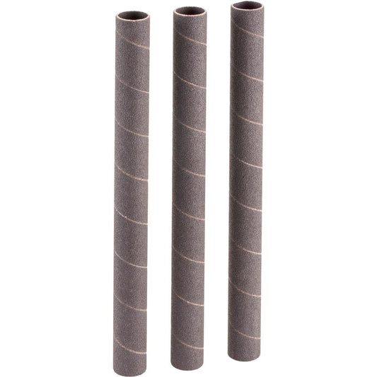 3/4" Dia. x 9" A/O Hard Sanding Sleeve, 100 Grit, 3 pk.