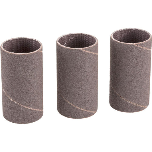 1" Dia. x 2" A/O Hard Sanding Sleeve, 100 Grit, 3 pk.