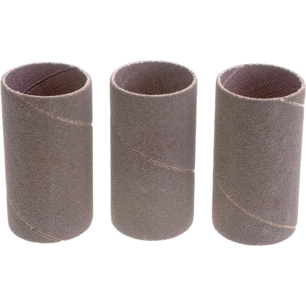 1" Dia. x 2" A/O Hard Sanding Sleeve, 120 Grit, 3 pk.
