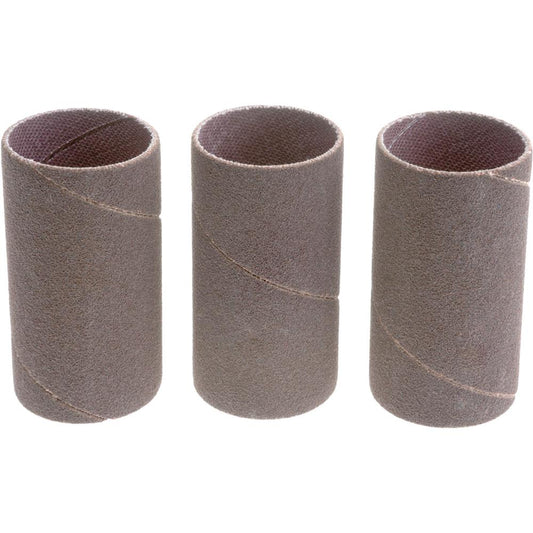 1" Dia. x 2" A/O Hard Sanding Sleeve, 120 Grit, 3 pk.