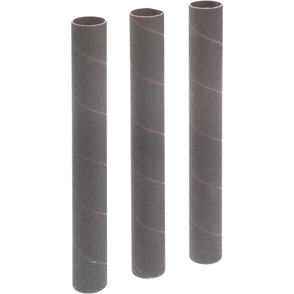 1" Dia. x 9" A/O Hard Sanding Sleeve, 100 Grit, 3 pk.