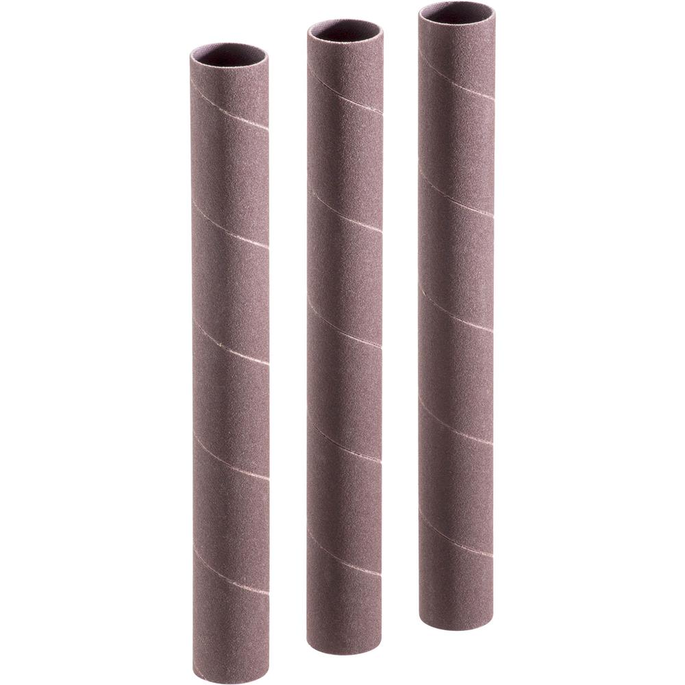 1" Dia. x 9" A/O Hard Sanding Sleeve, 150 Grit, 3 pk.