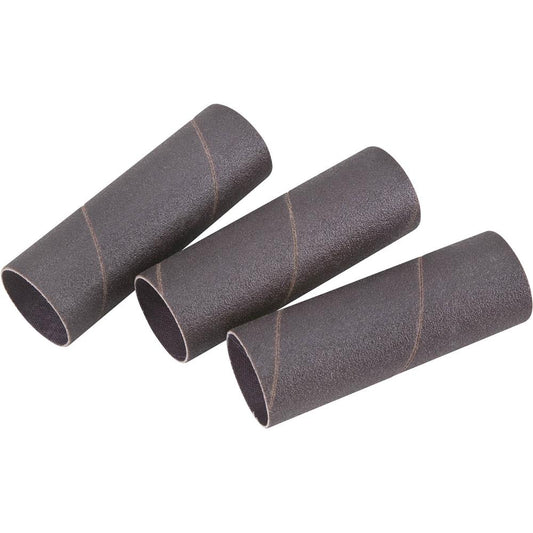 1-1/2'' Dia. x 4-1/4'' A/O Hard Sanding Sleeve, 60 Grit, 3 pk.