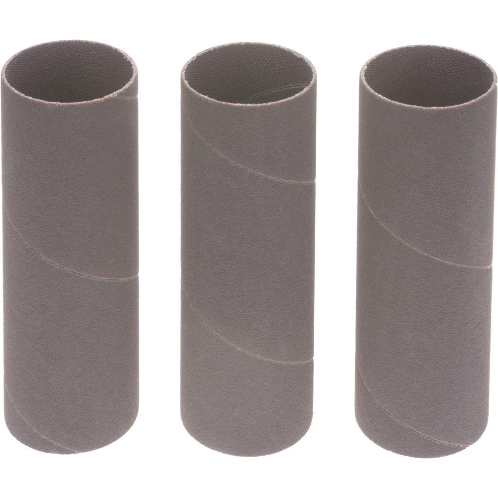 1-1/2'' Dia. x 4-1/4'' A/O Hard Sanding Sleeve, 120 Grit, 3 pk.
