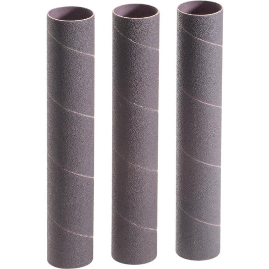 1-1/2" Dia. x 9" A/O Hard Sanding Sleeve, 80 Grit, 3 pk.