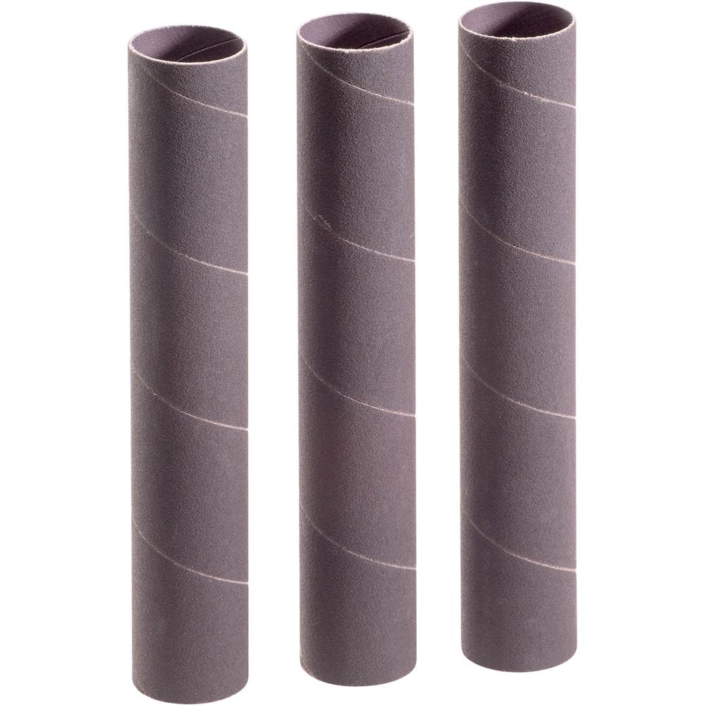1-1/2" Dia. x 9" A/O Hard Sanding Sleeve, 120 Grit, 3 pk.